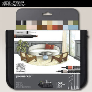 Set 25 + 1 Promarker Interni Winsor e Newton