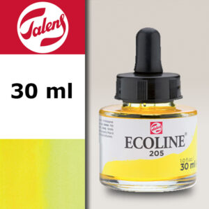 205 - Giallo Limone Acquerello 30 ML Acquerelli Liquidi Ecoline Talens