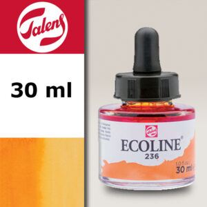 236 - Arancio Chiaro Acquerello 30 ML Acquerelli Liquidi Ecoline Talens