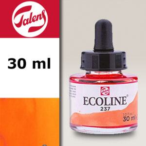 237 - Arancio Scuro Acquerello 30 ML Acquerelli Liquidi Ecoline Talens