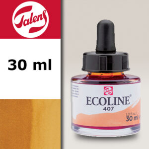 407 - Ocra Scura Acquerello 30 ML Acquerelli Liquidi Ecoline Talens