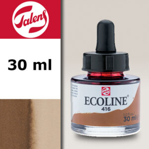 416 - Seppia Acquerello 30 ML Acquerelli Liquidi Ecoline Talens