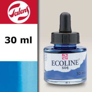 506 - Blu Oltremare Scuro Acquerello 30 ML Acquerelli Liquidi Ecoline Talens