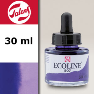 507 - Blu Oltremare Violetto Acquerello 30 ML Acquerelli Liquidi Ecoline Talens