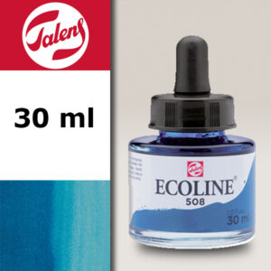 508 - Blu Prussia Acquerello 30 ML Acquerelli Liquidi Ecoline Talens