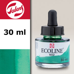 602 - Verde Scuro Acquerello 30 ML Acquerelli Liquidi Ecoline Talens