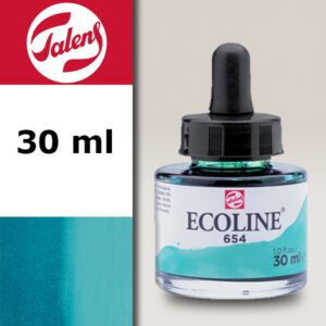 654 - Verde Pino Acquerello 30 ML Acquerelli Liquidi Ecoline Talens