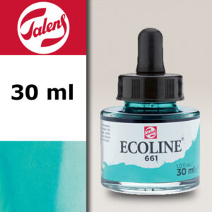 661 - Verde Turchese Acquerello 30 ML Acquerelli Liquidi Ecoline Talens