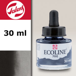 700 - Nero Acquerello 30 ML Acquerelli Liquidi Ecoline Talens