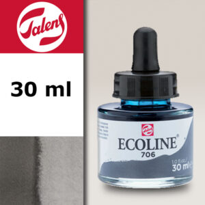 706 - Grigio Scuro Acquerello 30 ML Acquerelli Liquidi Ecoline Talens