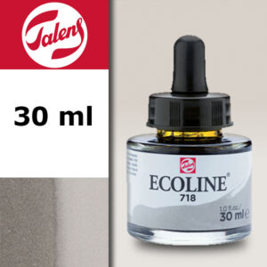 718 - Grigio Caldo Acquerello 30 ML Acquerelli Liquidi Ecoline Talens