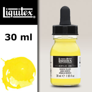 155 - Giallo Bismuth 30 ML Acrylic Ink! Liquitex