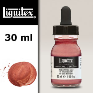 227 - Oro Rosa Iridescente 30 ML Acrylic Ink! Liquitex