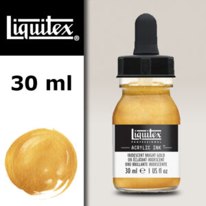 234 - Oro Iridescente 30 ML Acrylic Ink! Liquitex