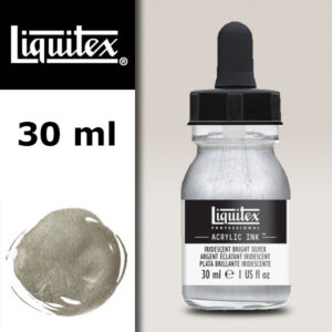 236 - Argento Iridescente 30 ML Acrylic Ink! Liquitex