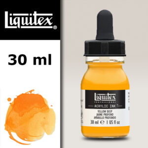 295 - Giallo Scuro 30 ML Acrylic Ink! Liquitex