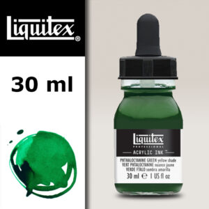 319 - Verde di Ftalo - Tonalità Gialla 30 ML Acrylic Ink! Liquitex