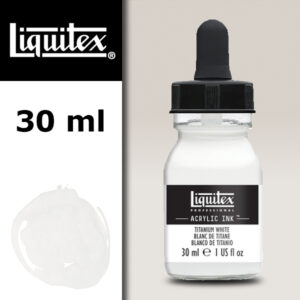 432 - Bianco di Titanio 30 ML Acrylic Ink! Liquitex