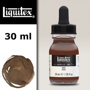 609 - Seppia 30 ML Acrylic Ink! Liquitex