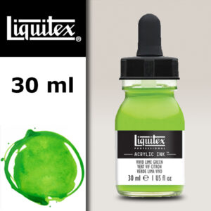 740 - Verde Vivo Limone 30 ML Acrylic Ink! Liquitex