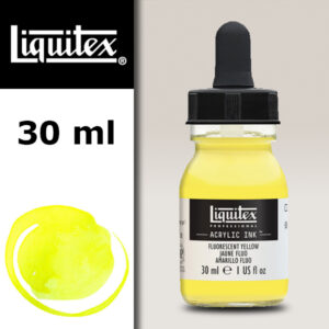 981 - Giallo Fluorescente 30 ML Acrylic Ink! Liquitex