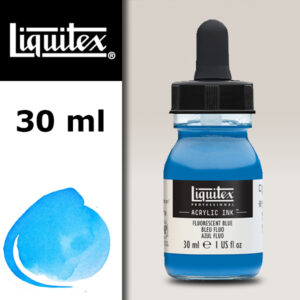 984 - Blu Fluorescente 30 ML Acrylic Ink! Liquitex