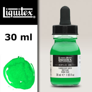985 - Verde Fluorescente 30 ML Acrylic Ink! Liquitex