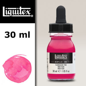 987 - Rosa Fluorescente  30 ML Acrylic Ink! Liquitex