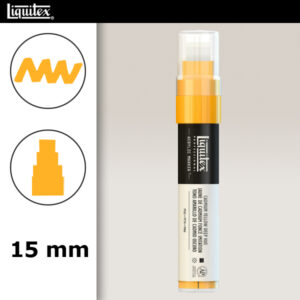 163 - Giallo di cadmio scuro imit. 15 mm Acrilici Paint Marker Liquitex