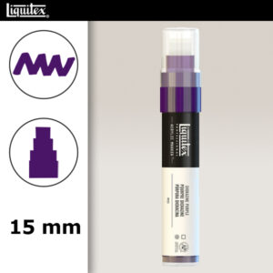 186 - Porpora diossazina 15 mm Acrilici Paint Marker Liquitex