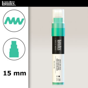 660 - Verde acqua brillante 15 mm Acrilici Paint Marker Liquitex