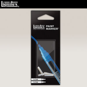 004 - Blister 4 Punte Fine da 2 mm (2XPunte a Scalpello, 2 Punte Tonde) Acrilici Paint Marker Liquitex