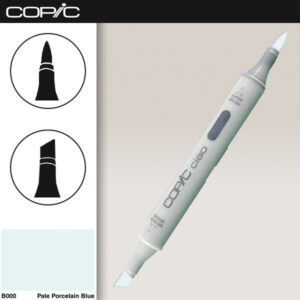 B000 - Pale Porcelain Blue Marker Ciao COPIC