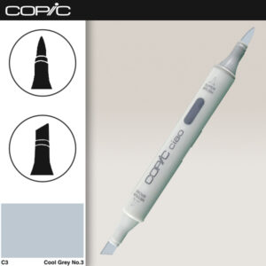 C3 - Cool Gray No. 3 Marker Ciao COPIC