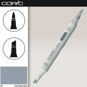 C5 - Cool Gray No. 5 Marker Ciao COPIC