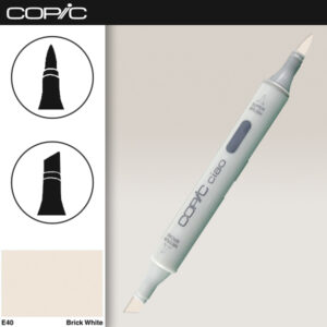E40 - Brick White Marker Ciao COPIC