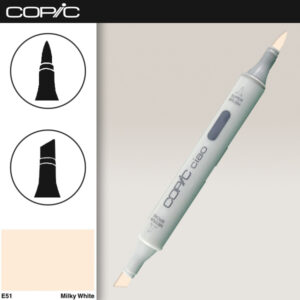 E51 - Milky White Marker Ciao COPIC