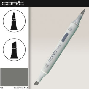 W7 - Warm Gray No. 7 Marker Ciao COPIC