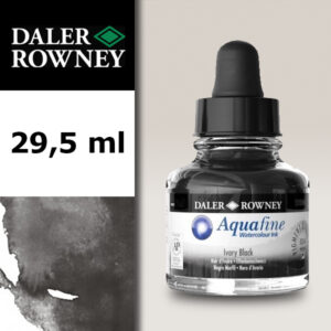 034 - Nero d'Avorio Acquerello 29,5 ML Aquafine Daler Rowney