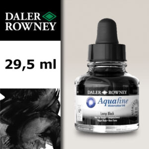 035 - Nero Fumo Acquerello 29,5 ML Aquafine Daler Rowney