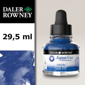142 - Blu Ftalo Acquerello 29,5 ML Aquafine Daler Rowney
