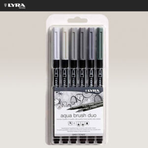 063 - Set Grey Tones 6 pz. AquaBrushDuo Lyra
