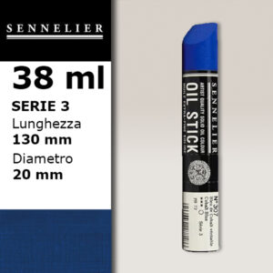 307 - Cobalt Blue Pastelli Olio - Oil Sticks Sennelier