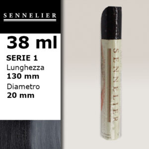 755 - Ivory Black Pastelli Olio - Oil Sticks Sennelier