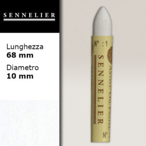 001 - White Pastelli a Olio Singoli Sennelier