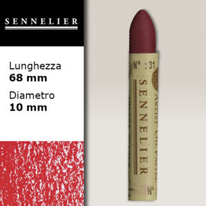 031 - Ruby Red Pastelli a Olio Singoli Sennelier