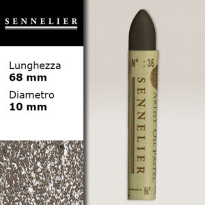 035 - Raw Umber Pastelli a Olio Singoli Sennelier
