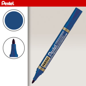 Marker Permanent Blu punta conica 4,5 mm Pentel