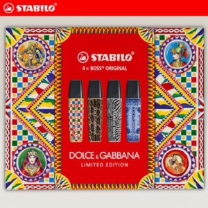 Set 4 Evidenziatori D&G Boss Original Stabilo